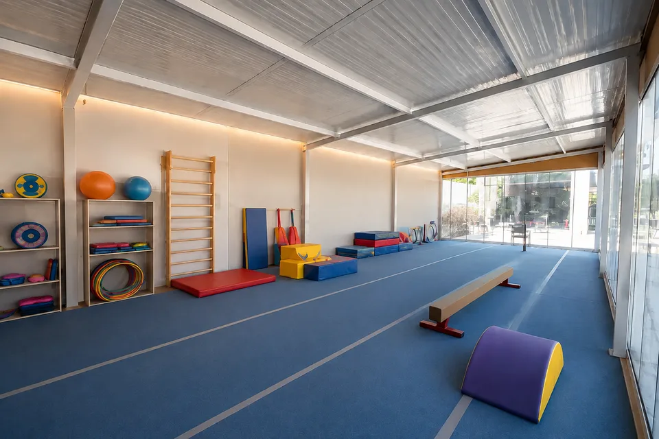 SPORTS & JOY CITY CLUB içindeki AquaWave Lara cimnastik salonu